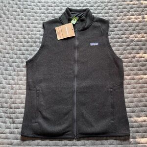 Patagonia Black Better Sweater Vest Women’s size Large
